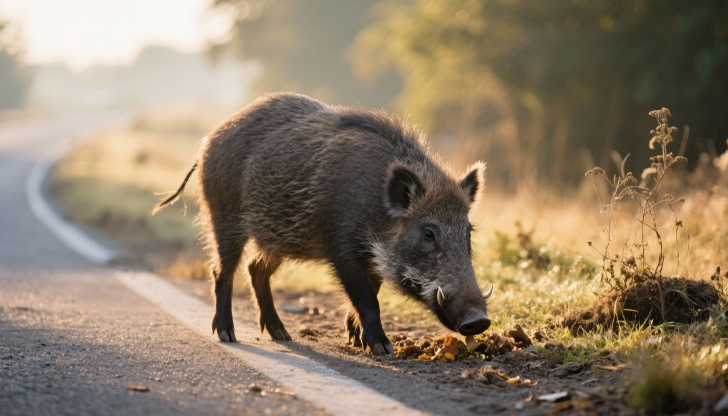 Диво прасе предизвика тежка катастрофа с двама ранениДвама младежи пострадаха