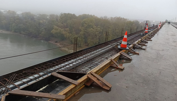 АПИ отчете напредъка по ремонта на Дунав мостОбщо 693 стоманобетонни