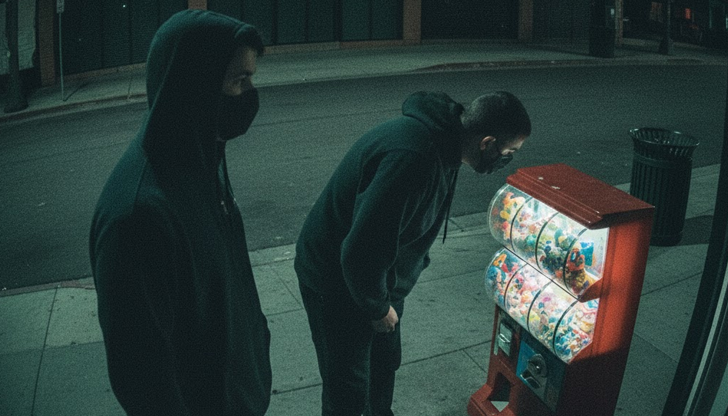 Младите мъже разбили вендинг машини за играчки на две централни