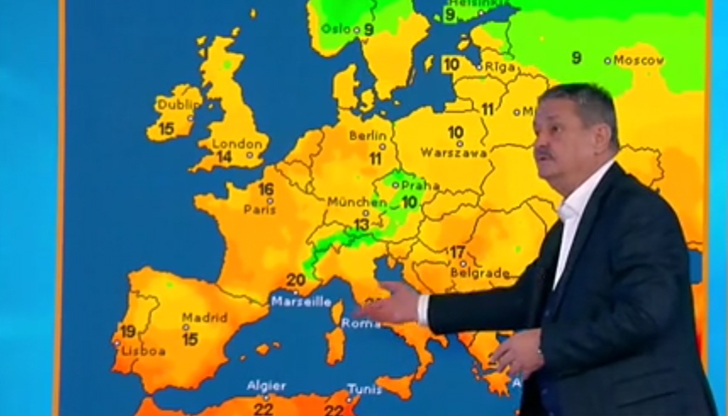 Топло време със средиземноморски циклон и валежи през уикендаВъзможно е