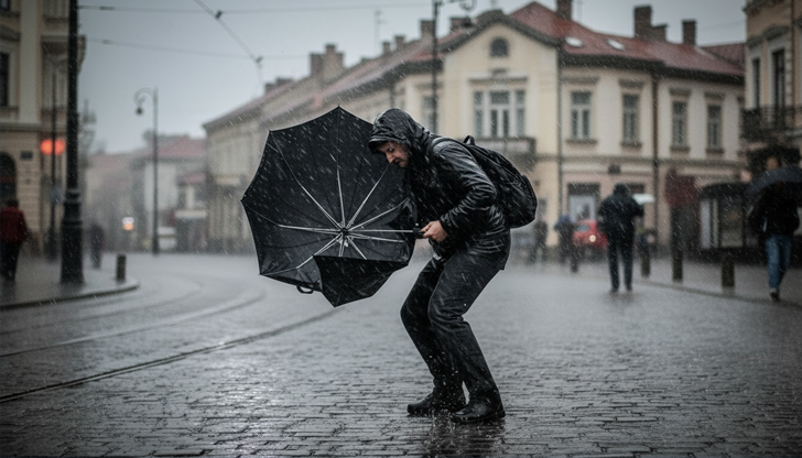 НИМХ издаде предупреждение от първа степен за почти цяла БългарияСлед