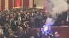 Депутати се биха и палиха факли в парламента на Албания