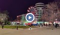 Монтираха първото коледно виенско колело в центъра на Русе