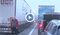 Опашки от тирове блокираха магистрала "Марица" преди границата с Турция