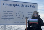 Българка измина 110 километра със ски до Южния полюс Българка измина 110 километра със ски до Южния полюс