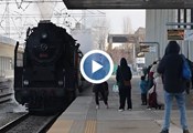 Коледен влак с парен локомотив пътува от София до Перник и Банкя Коледен влак с парен локомотив пътува от София до Перник и Банкя