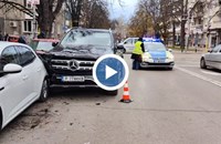 Първи кадри от инцидента на улица "Борисова"