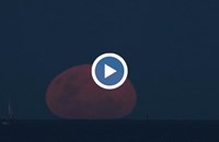 Последната суперлуна за годината изгря над Буенос Айрес