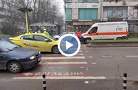 Такси блъсна жена на пешеходната пътека в Русе