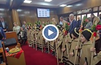 Коледарчета благословиха общинарите в Русе