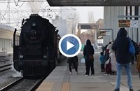 Коледен влак с парен локомотив пътува от София до Перник и Банкя