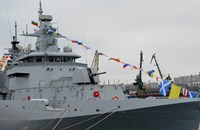 Вдигнаха флага на "Храбри" – първият нов боен кораб от 100 години