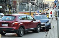 Три коли се "помляха" на "Черни връх", движението е парализирано