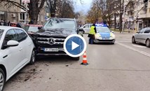 Първи кадри от инцидента на улица "Борисова"