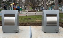 Община Русе въведе в експлоатация първите подземни контейнери до Американското пазарче
