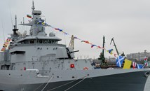 Вдигнаха флага на "Храбри" – първият нов боен кораб от 100 години