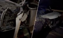 Пиян и дрогиран чужденец помля кола край край Разлог