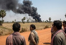 Военните действия ескалират с въздушни удари на изтребители F 16Министерството