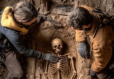 Находката датира отпреди около 4 200 годиниАрхеолози попаднаха на необичайно