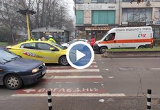 Пострадалата се размина с уплаха трафикът по булевард Скобелев бе