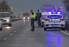 Лек автомобил и камион се удариха челно на пътя между