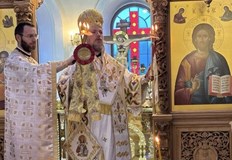 Духовенството отслужи Василиева литургия в храм Всех Святих преди РождествоГлавиницкият