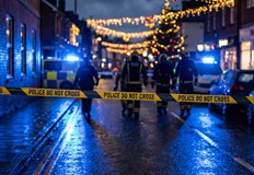 Девет души са ранени полицията изключва умишлена атакаЛека кола се