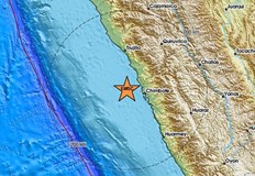 Епицентърът на земетресението е бил на 99 км от ТрухильоЗеметресение