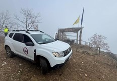 Автомобилът е намерен в снежните преспи на връх БеласицаБългарски ловци