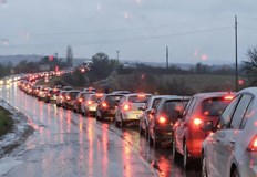 Въведени са ограничения на скоростта по пътя за Бяла и