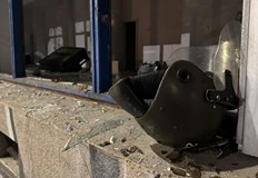 Пострадаха контейнери за смет жълтите павета трамвай на градския транспорт