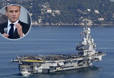 Президентът Еманюел Макрон обяви новината пред военни в Абу Даби