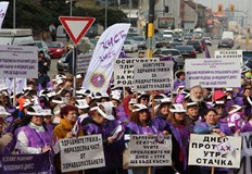 Медиците слагат лентички Аз протестирам заради липсата на пари в