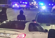 Движението в района е силно затруднено на място има екипи