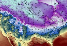 Полярен експрес носи минус 15 градуса в САЩРязко разделение на