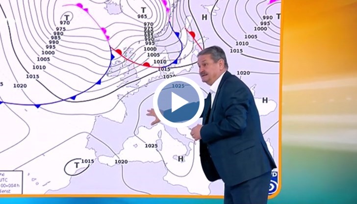 Антициклонът "Даниела" носи температури с 4 градуса над нормата и сериозно засушаване