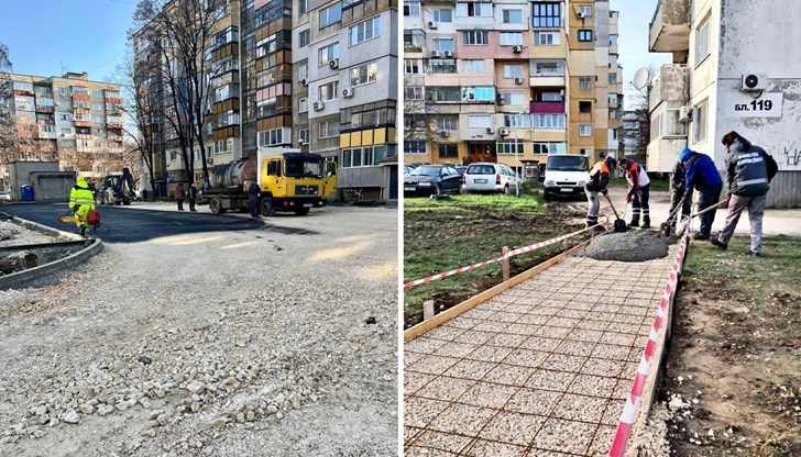 Общината отчете напредък по инфраструктурните проекти в "Дружба", "Чародейка" и центъра на града