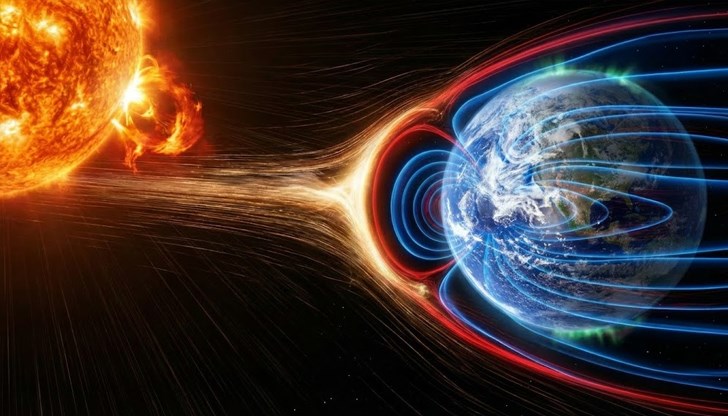 Явлението е причинено от коронална дупка на Слънцето Явлението е причинено от коронална дупка на Слънцето