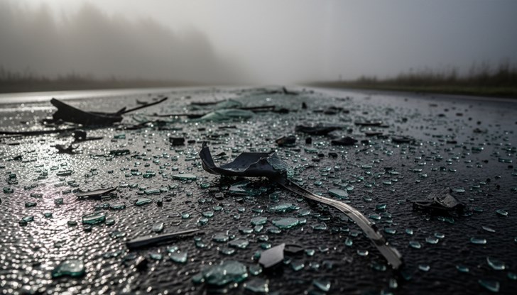 Колата на момичето е навлязла в насрещното движение и се е ударила странично в камион Колата на момичето е навлязла в насрещното движение и се е ударила странично в камион