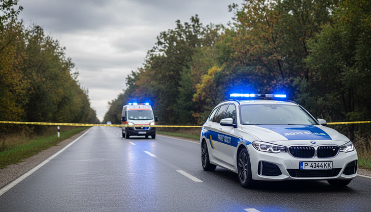 Водачът изгубил контрол и се ударил в две дървета, полицията