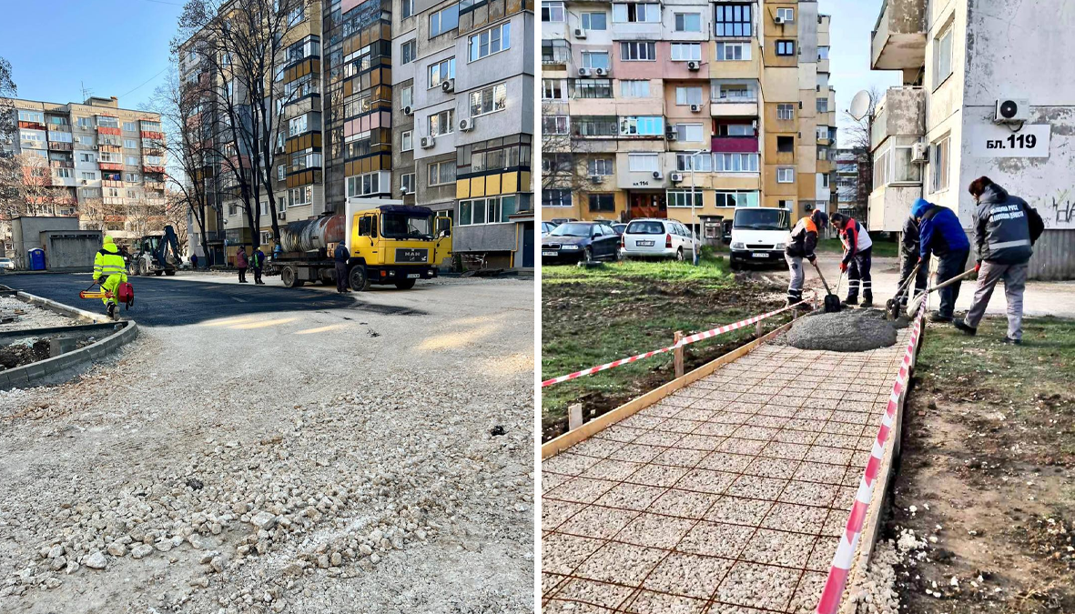 Общината отчете напредък по инфраструктурните проекти в Дружба, Чародейка и