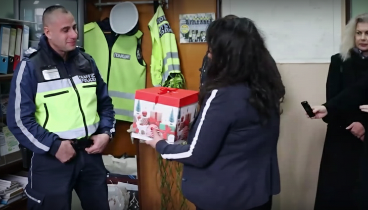 Семейството благодари на младши инспектор Тодор Гроздев за спасения живот