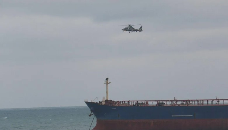 Финалната операция по преместването на авариралия кораб в Бургаския залив