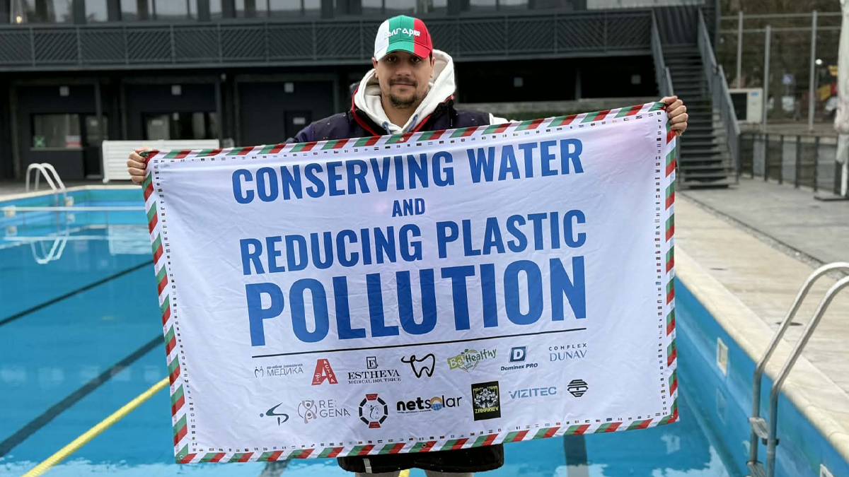 Русенският рекордьор посвети постижението си на борбата срещу замърсяването с