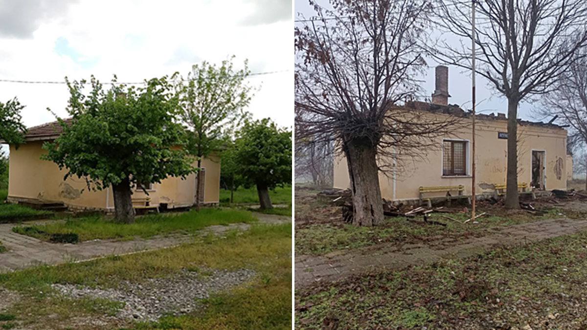 Построената по царско време сграда е в пълна разруха след