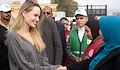 Анджелина Джоли посети египетската граница с Газа