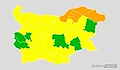 Обявиха оранжев код за Русе и за 11 януари