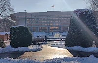 Започна ремонтът на шадравана пред сградата на Община Русе