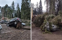 Задействан е BG-ALERT заради ураганен вятър на Боровец