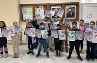 Над 100 деца нарисуваха "Зимна приказка" в село Караманово